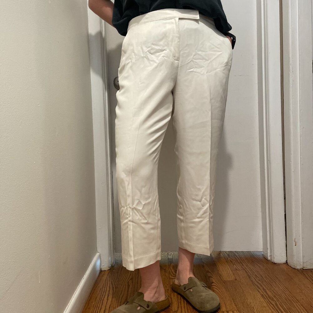 Tommy Bahama 100% Silk Cropped Vacation Slacks